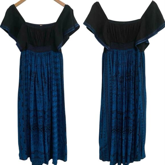 Free People In Search Of Paradise Dress Womens Size Small Festival Fiesta midi - Picture 1 of 8